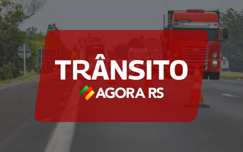 Acidente entre caminhões provoca feridos e engarrafamento na BR-101, em Osório