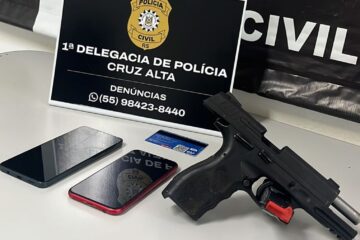 Três suspeitos de homicídio são detidos em Cruz Alta durante operação policial