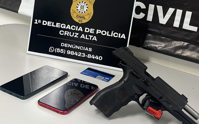 Três suspeitos de homicídio são detidos em Cruz Alta durante operação policial