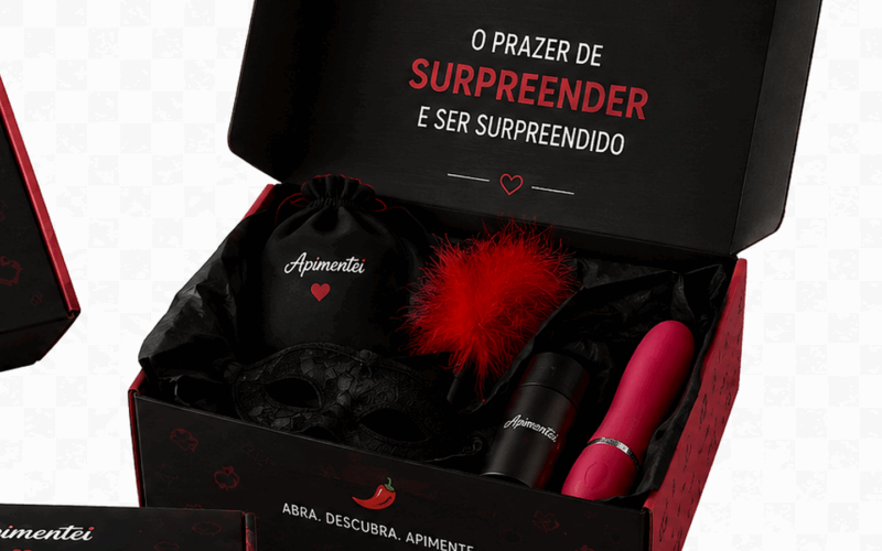 Box Surpresa Apimentada da Apimentei une praticidade, mistério e experiências para casais