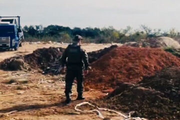 Quatro detidos em operação contra descarte irregular de entulho no Delta do Jacuí