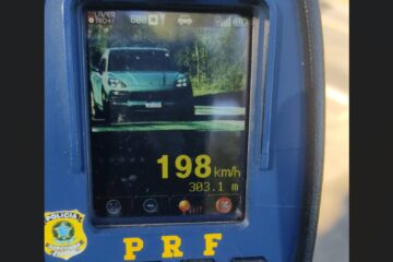 Porsche é registrado a 198 km/h na BR-290 em Caçapava do Sul