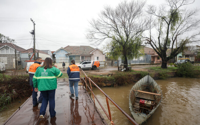 Níveis do Guaíba ameaçam alcançar limite de alerta em Porto Alegre