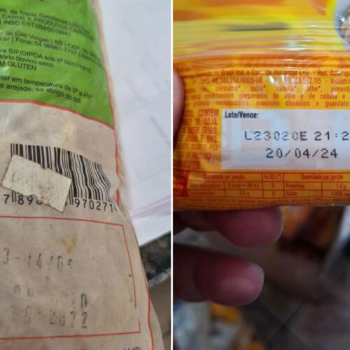 Produtos com validade expirada há quatro anos são confiscados no Norte do Rio Grande do Sul